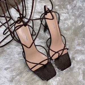 Lace up heels!